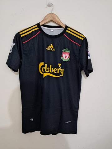 Liverpool Black Gerrard Retro Sublimation